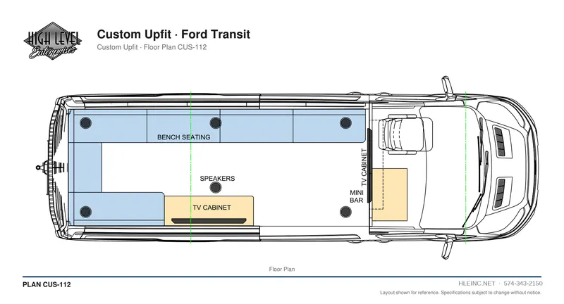 Floor plan CUS-112: Custom Upfit