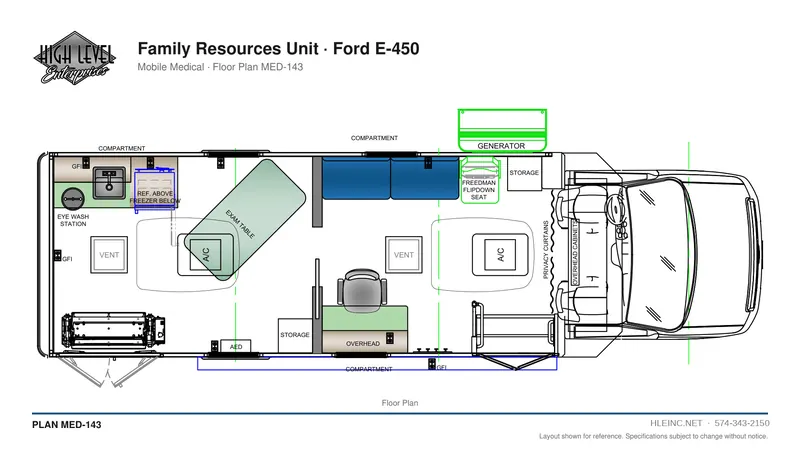 Floor plan MED-143: Family Resources Unit