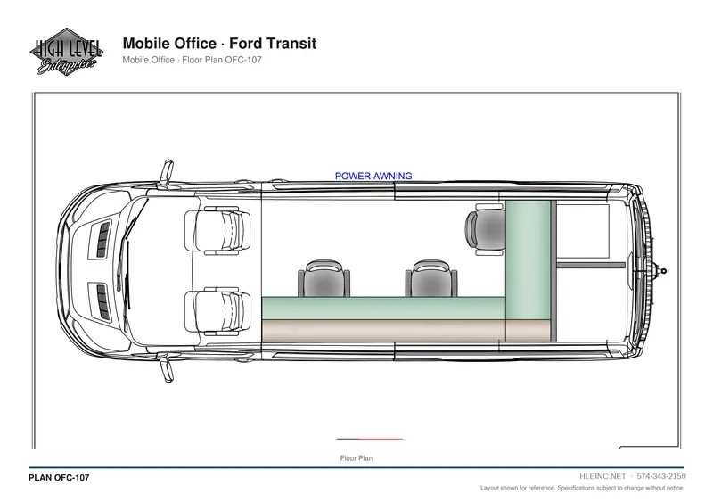 Floor plan OFC-107: Mobile Office