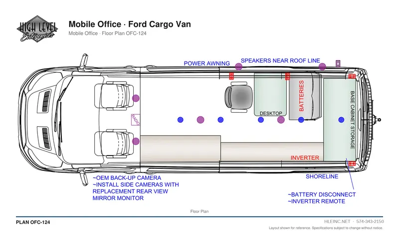 Floor plan OFC-124: Mobile Office