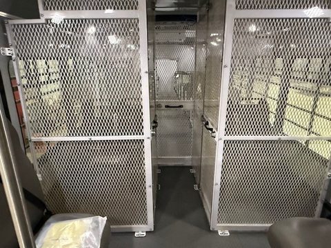 Steel-mesh compartment doors