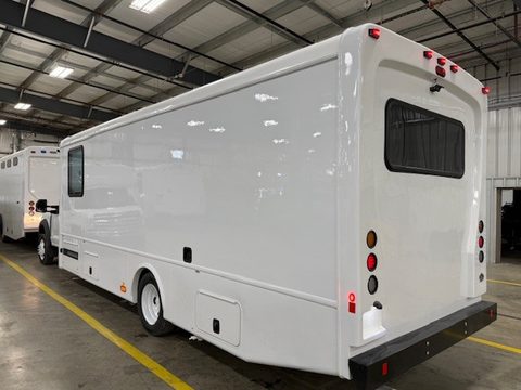 Mobile medical unit, rear three-quarter